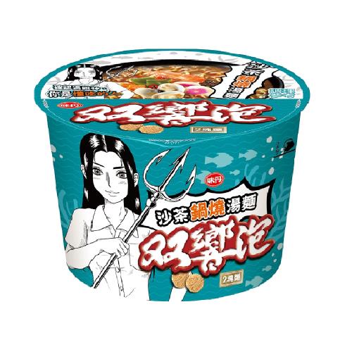 【味丹】双響泡 沙茶鍋燒湯麵（12桶/箱）