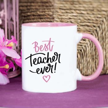 Best Teacher Ever 女老師禮物馬克杯 陶瓷咖啡杯子 辦公室水杯