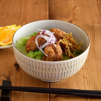 日本進口美濃燒民蕓系列餐盤 非小鹿田燒釉下彩小碟日式面碗飯碗