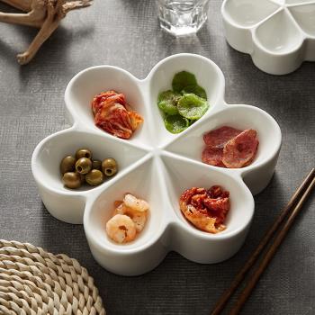 陶瓷保溫拼盤菜盤子高階感餐具小食盤創意酒店餐廳意境菜涼菜擺盤