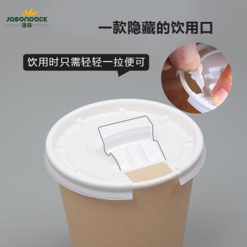 口徑防漏塑料奶茶商用打包紙杯