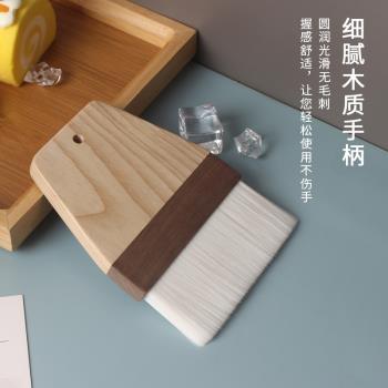 咖啡吧臺毛刷清掃桌面咖啡粉清潔毛刷磨豆機灰塵清理刷木柄軟毛