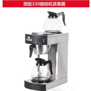 臺灣CAFERINA商用咖啡機耐熱玻璃壺可加熱保溫爐滴漏美式咖啡壺