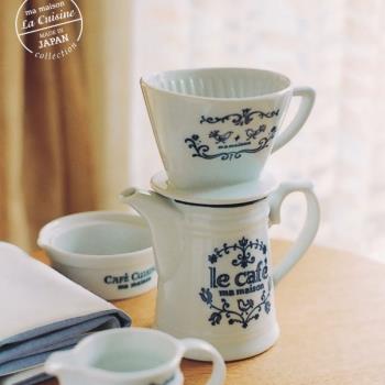 日本進口Meister Hand陶瓷法式復古茶壺滴漏咖啡杯筷子筒烤盤碟缽