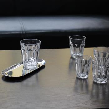 法國鋼化玻璃冰咖啡杯澳白咖啡flat white 拿鐵 卡布杯ESPRESSO