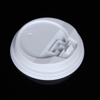 80mm口徑尖翻杯蓋一次性塑膠奶茶蓋咖啡紙杯蓋子通用防漏圓形杯蓋