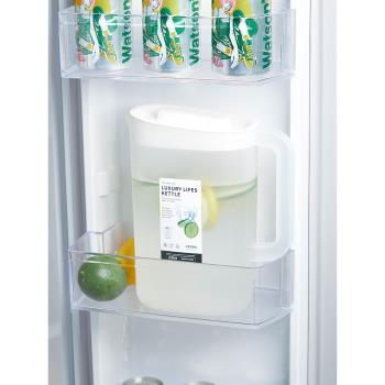 家用冰箱日式耐高溫塑料涼水壺大容量冷水壺超大涼茶壺加厚果汁壺