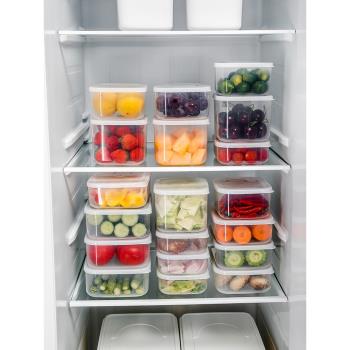 日本進口銀離子冰箱保鮮盒水果收納盒食品級專用食品塑料密封盒子
