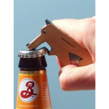 進口啤酒開瓶器美國Kikkerland小狗創意個性便攜抖音起子居家
