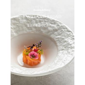 朵頤素-Earth喇叭碗陶瓷斗笠碗創意沙拉碗個性甜品碗面碗家用