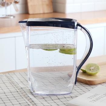 冷水壺大容量3升冰箱側門食品級塑料水壺大容量耐高溫客廳涼水壺