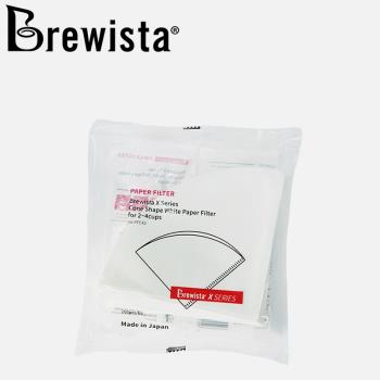 日本進口Brewista V60手沖咖啡錐形滴濾過濾紙漂白色袋裝100片