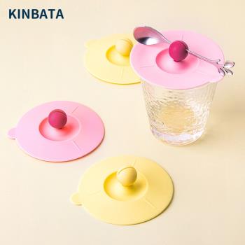 硅膠杯蓋食品級通用萬能大號水杯茶杯馬克杯防塵蓋陶瓷杯蓋可放勺