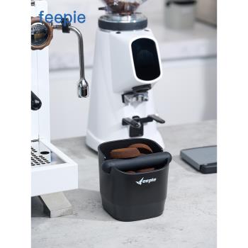 feepie啡派咖啡粉渣盒半自動咖啡機專用廢渣桶ABS塑料1L靜音防滑