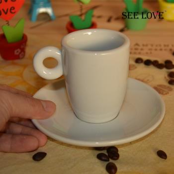 SEELOVE-出口法國原杯加厚胎高溫陶瓷專業濃縮卡布咖啡杯100cc