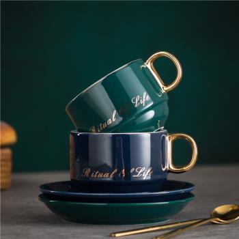 歐式小奢華網紅精致杯套裝意式咖啡杯輕奢ins風家用高檔下午茶具