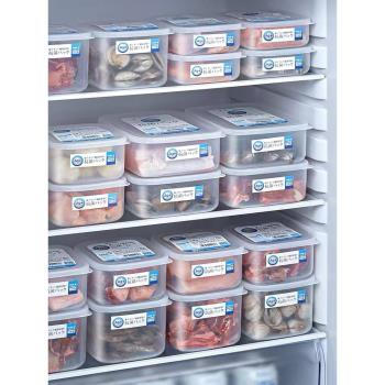 日本進口NAKAYA銀離子抗菌保鮮盒冰箱專用食品級肉類冷凍密封收納