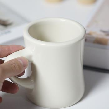COFFEE拿鐵陶瓷燒制 美式咖啡杯 加厚馬克杯質感厚重350ml容量