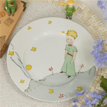 圻諾家 Le Petit Prince小王子周邊陶瓷盤子下午茶蛋糕盤水果盤圓