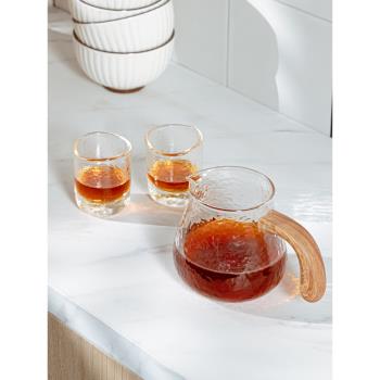 TIMEMORE/泰摩日式耐熱玻璃錘目紋分享壺咖啡品杯 手沖套裝品茶杯