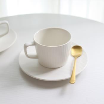 新款北歐ins風網紅咖啡館咖啡杯碟拿鐵杯陶瓷骨瓷咖啡杯茶杯套裝