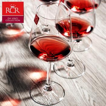 意大利進口RCR水晶紅酒杯無鉛玻璃杯浪漫高腳杯菱形杯子家用酒杯