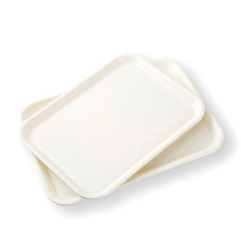 托盤家用長方形塑料商用水杯盤茶盤杯子拖盤北歐密胺白色面包盤子