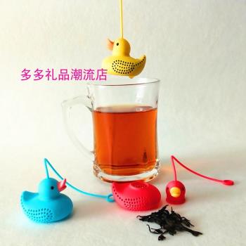 創意硅膠可愛動物過濾網泡茶器