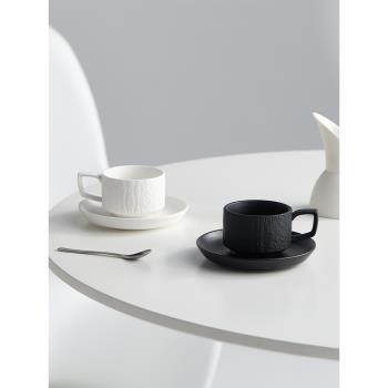米立風物高顏值咖啡杯套裝高檔精致輕奢陶瓷早餐杯子濃縮咖啡杯