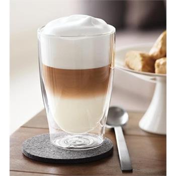 德國奇堡Tchibo雙層玻璃拿鐵咖啡杯家用隔熱