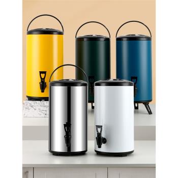 奶茶桶保溫桶奶茶店專用茶桶商用大容量水龍頭不銹鋼豆漿桶保冷熱