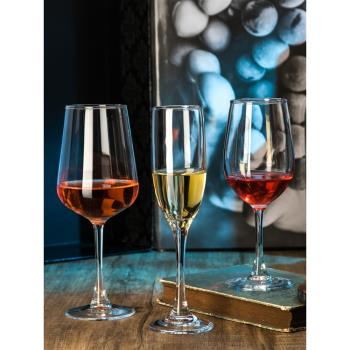 紅酒杯套裝歐式玻璃杯高腳杯創意葡萄酒杯6只裝醒酒器2個酒具家用