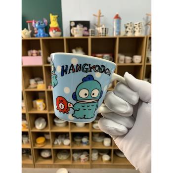 三麗鷗sanrio丑魚漢頓hanyodon陶瓷馬克杯杯子咖啡牛奶杯水杯卡通