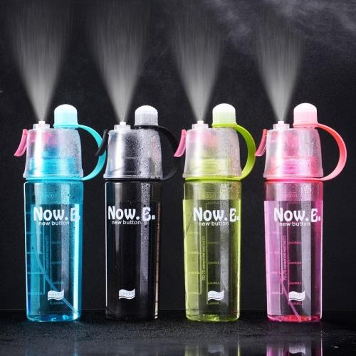 new sport cool mist spray water bottle jug kettle outdoor