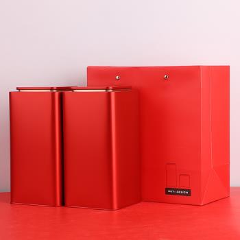 鐵觀音大紅袍通用金屬茶葉盒