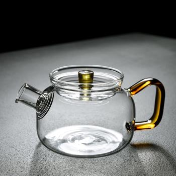 舊望格加厚玻璃茶壺帶過濾耐熱泡茶壺玻璃茶具煮茶壺茶漏公道杯