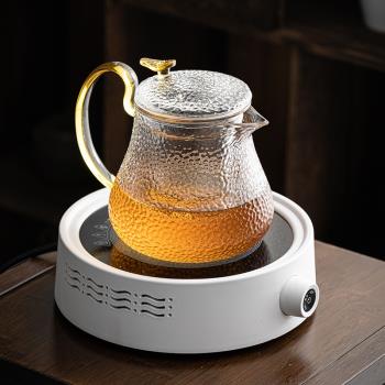 小型電陶爐煮茶器家用玻璃壺耐高溫功夫茶具套裝燒水壺泡茶花茶壺