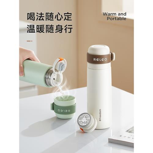 316L智能數顯溫保溫杯女生不銹鋼高顏值泡茶簡約學生大容量水杯子