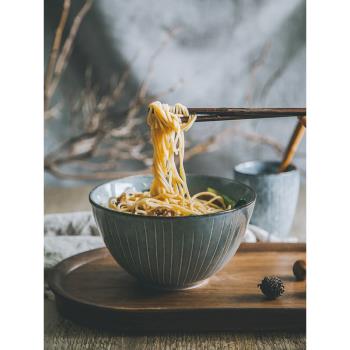 Lototo日式餐具陶瓷碗創意個性飯碗大碗湯碗拉面碗家用吃飯ins風