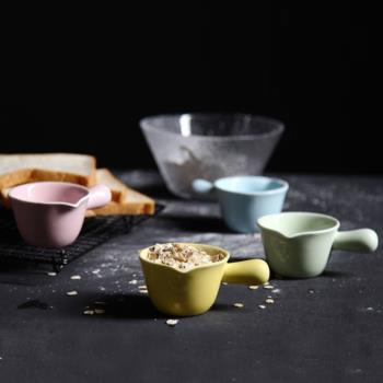 牛奶盅小碟子家用北歐陶瓷日本商用日式醬油蘸料醬料調料碗調味碟