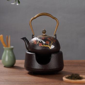 家用純手工描繪套裝茶具鑄鐵壺