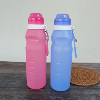 大容量硅膠水杯便攜超軟可折疊戶外水壺登山旅游出差水瓶跑步水杯