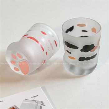 日式貓抓家用耐熱網紅餐廳水杯