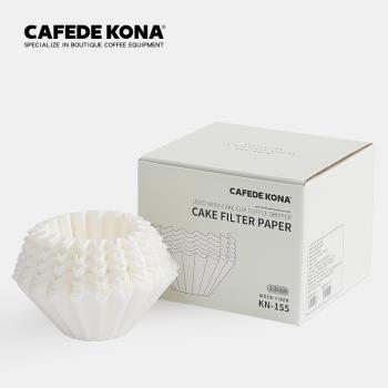 CAFEDE KONA 蛋糕濾杯專用漂白濾紙 手沖咖啡滴濾式碗型紙 50枚