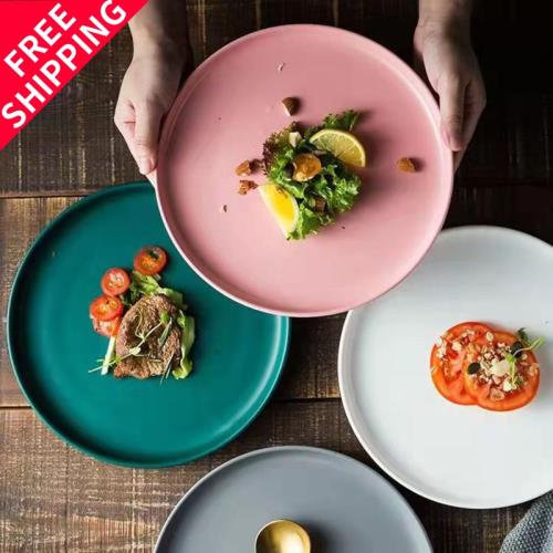 dinner plates ceramic steak plate dishes 西餐盤 western food