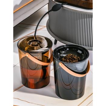 茶水桶廢水桶家用茶臺接泡茶專用垃圾桶茶桌大容量排水茶桶茶渣桶