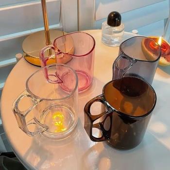 家用刷牙杯簡約漱口杯創意牙缸杯日系瀝水情侶牙刷杯子透明塑料杯