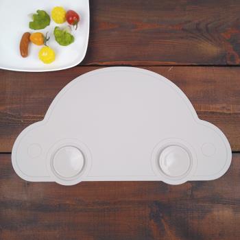 帶吸盤加厚硅膠餐墊食品級 兒童餐桌保護墊 汽車隔熱墊