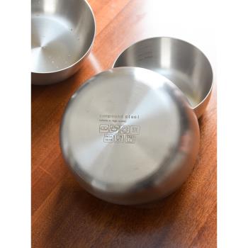 高顏值韓式冷面碗ins風~不銹鋼沙拉碗烘焙料理盆揉面專用盆水果碗