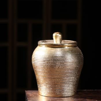 復古中國風鎏銀節慶禮品創意陶瓷